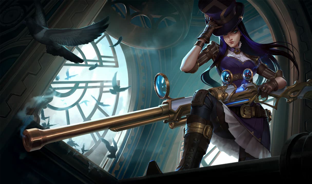 Caitlyn splash art