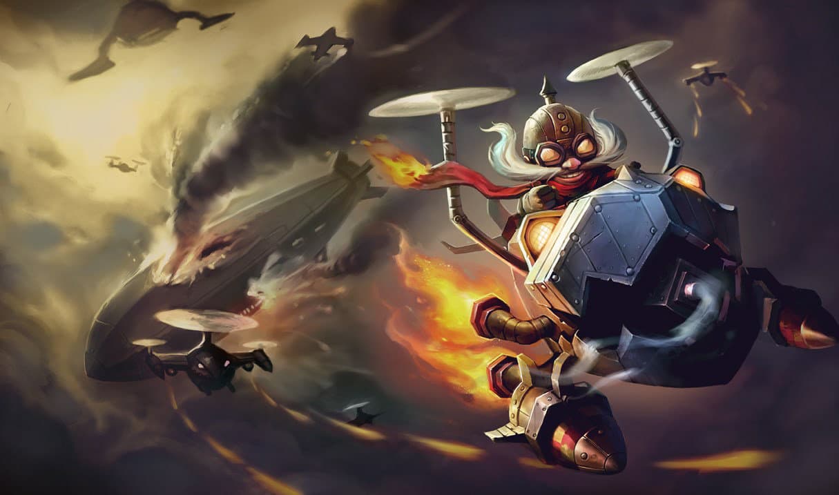 Corki splash art