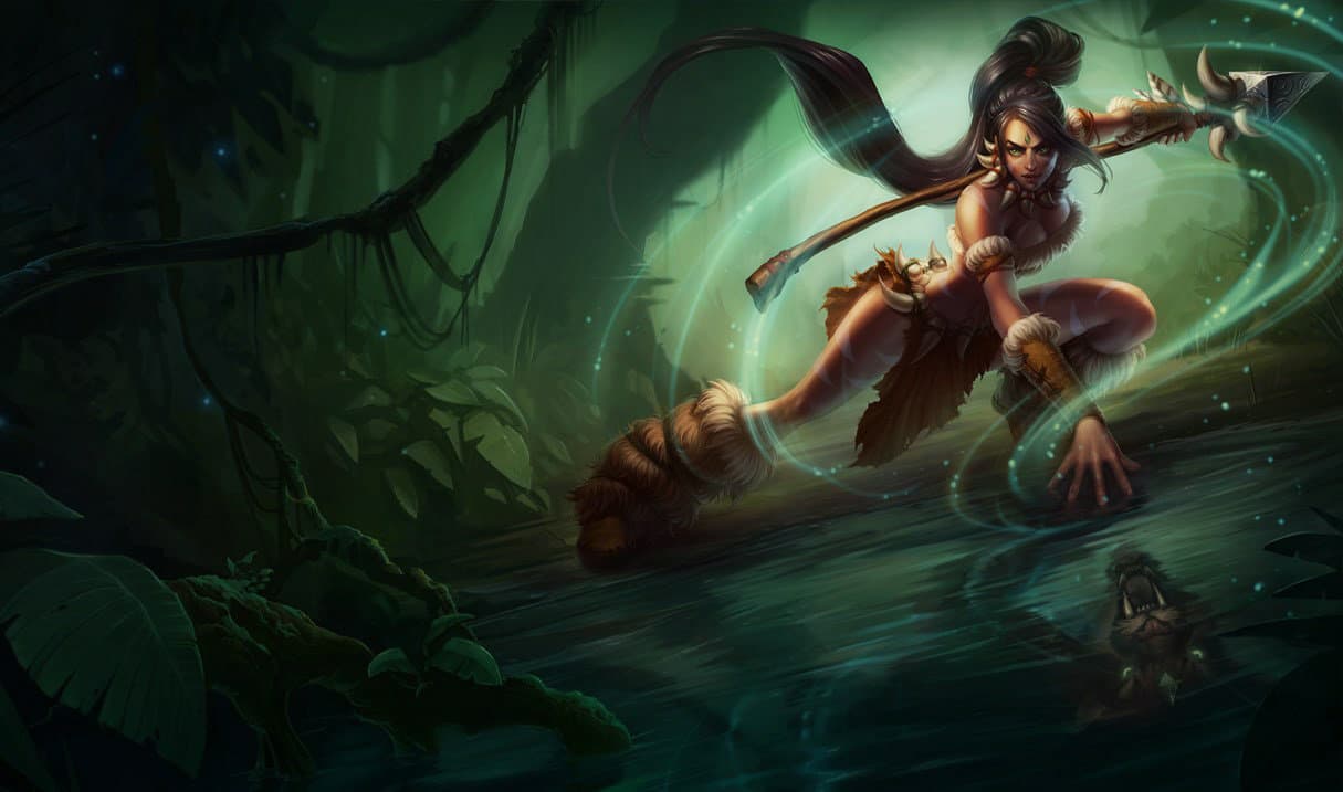Nidalee splash art