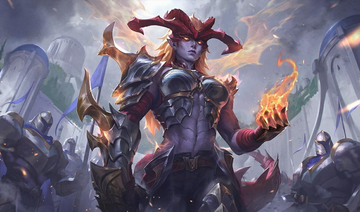 Shyvana splash art
