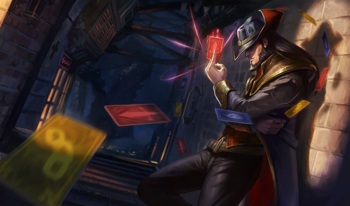 Twisted Fate splash art