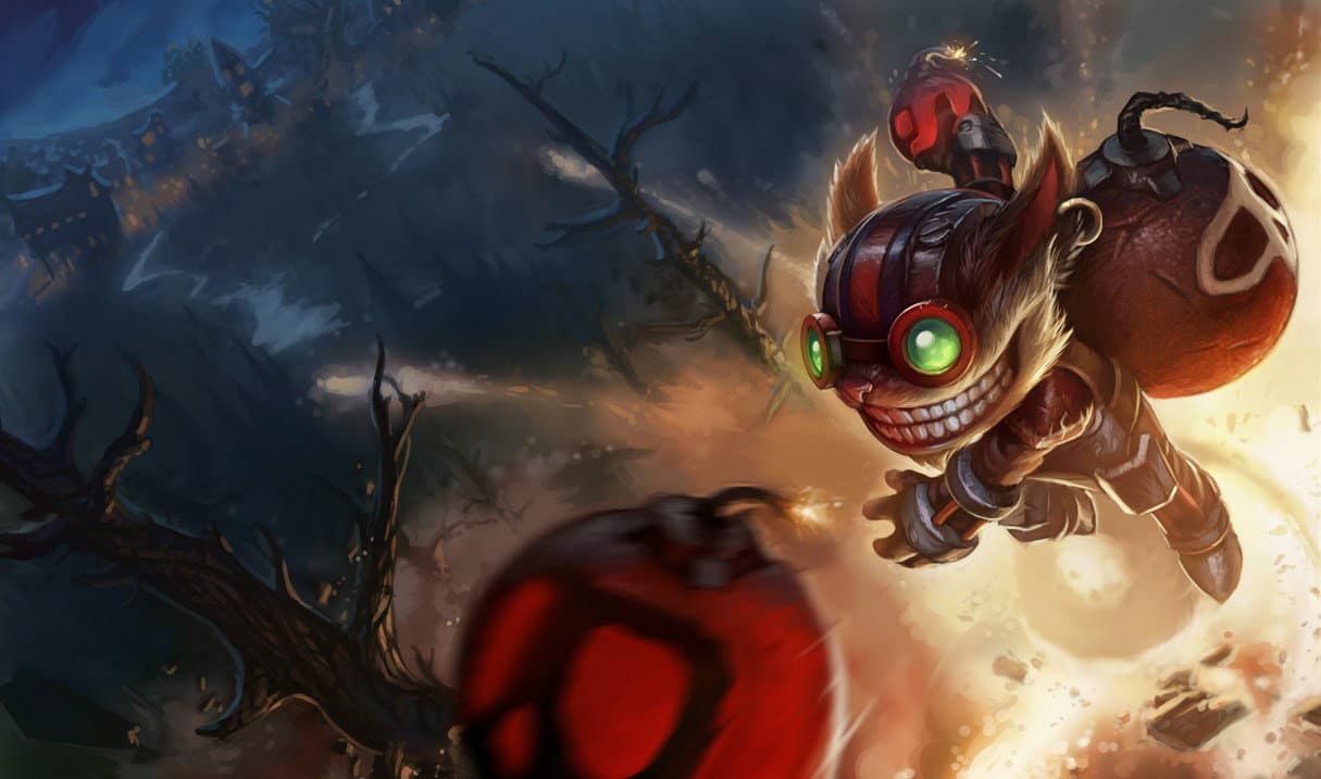 Ziggs splash art